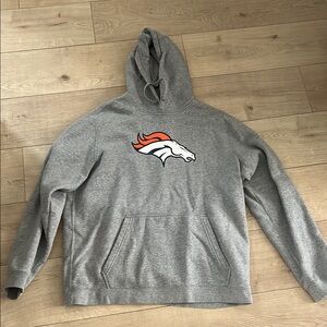 Nike Broncos Gray Sweatshirt Hoodie